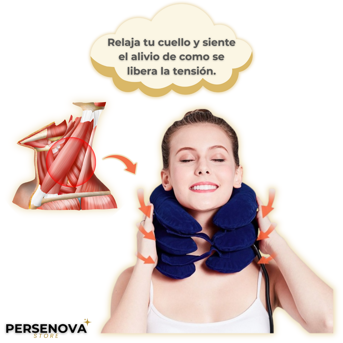 CerviCare™ - Cojín corrector cervical
